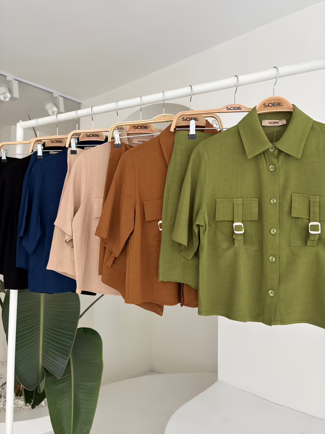 Summer Linen Suit Brown - Image 5