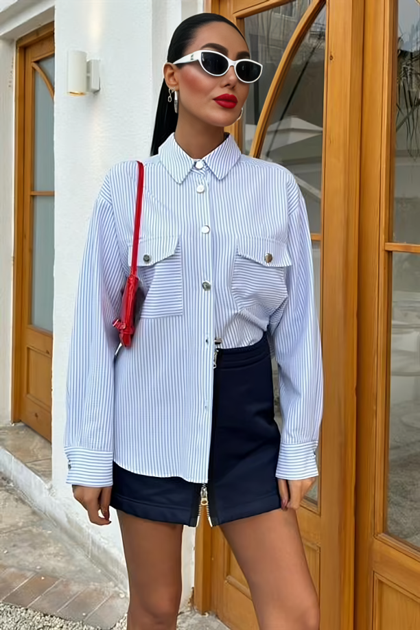 Wafer Fabric Shirt Semplicita