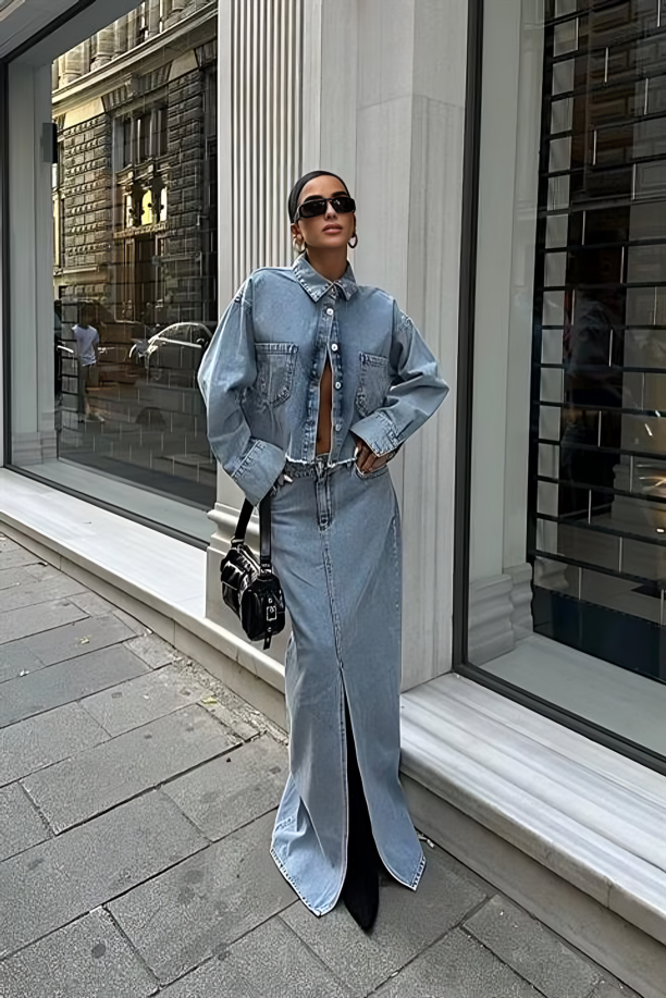 Denim Set Sky Light Blue