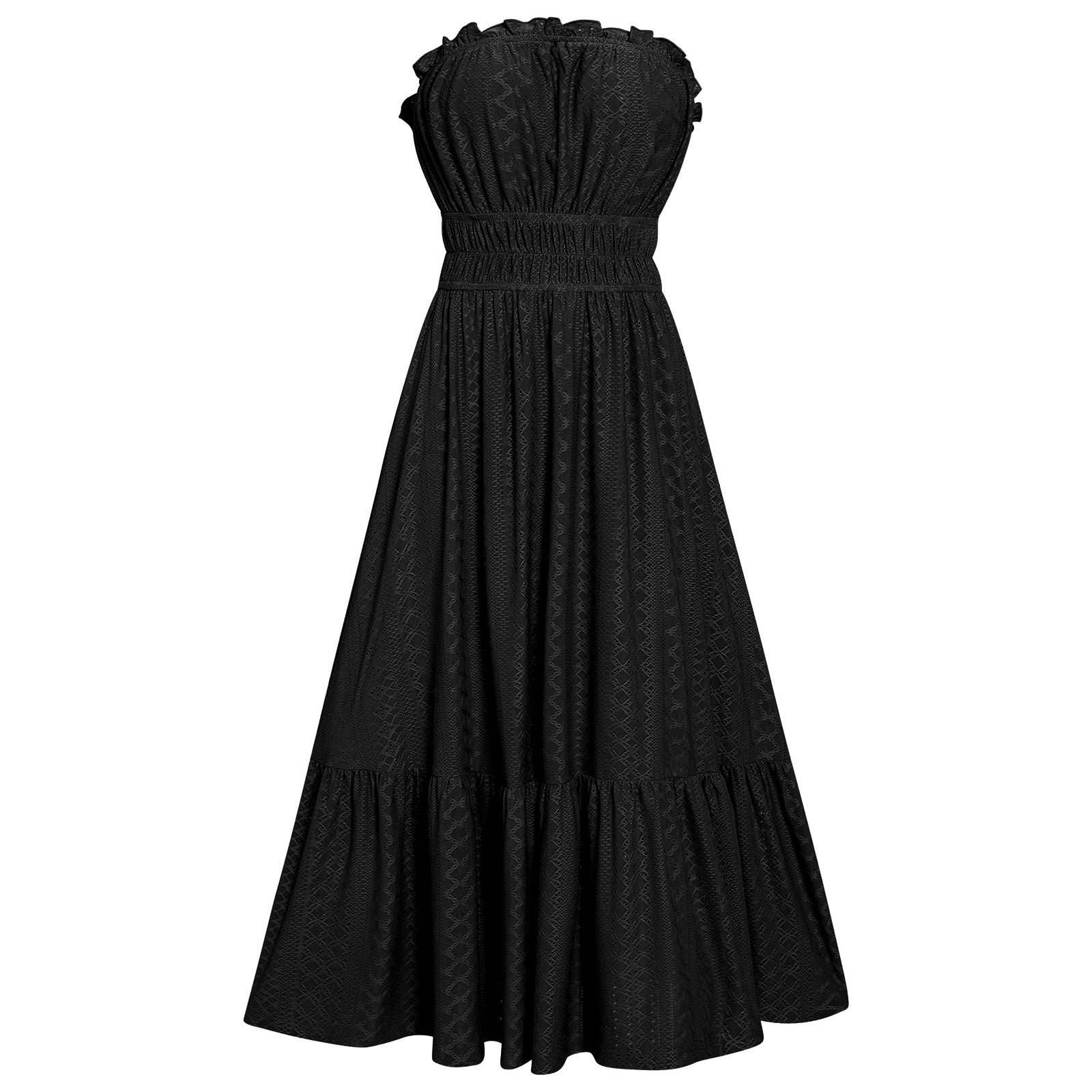 Alternative view of Women Summer Strapless Sexy Off Shoulder Dress