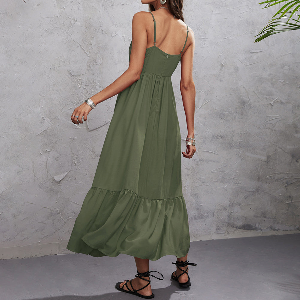 Alternative view of Women Casual Summer High Waist Dress