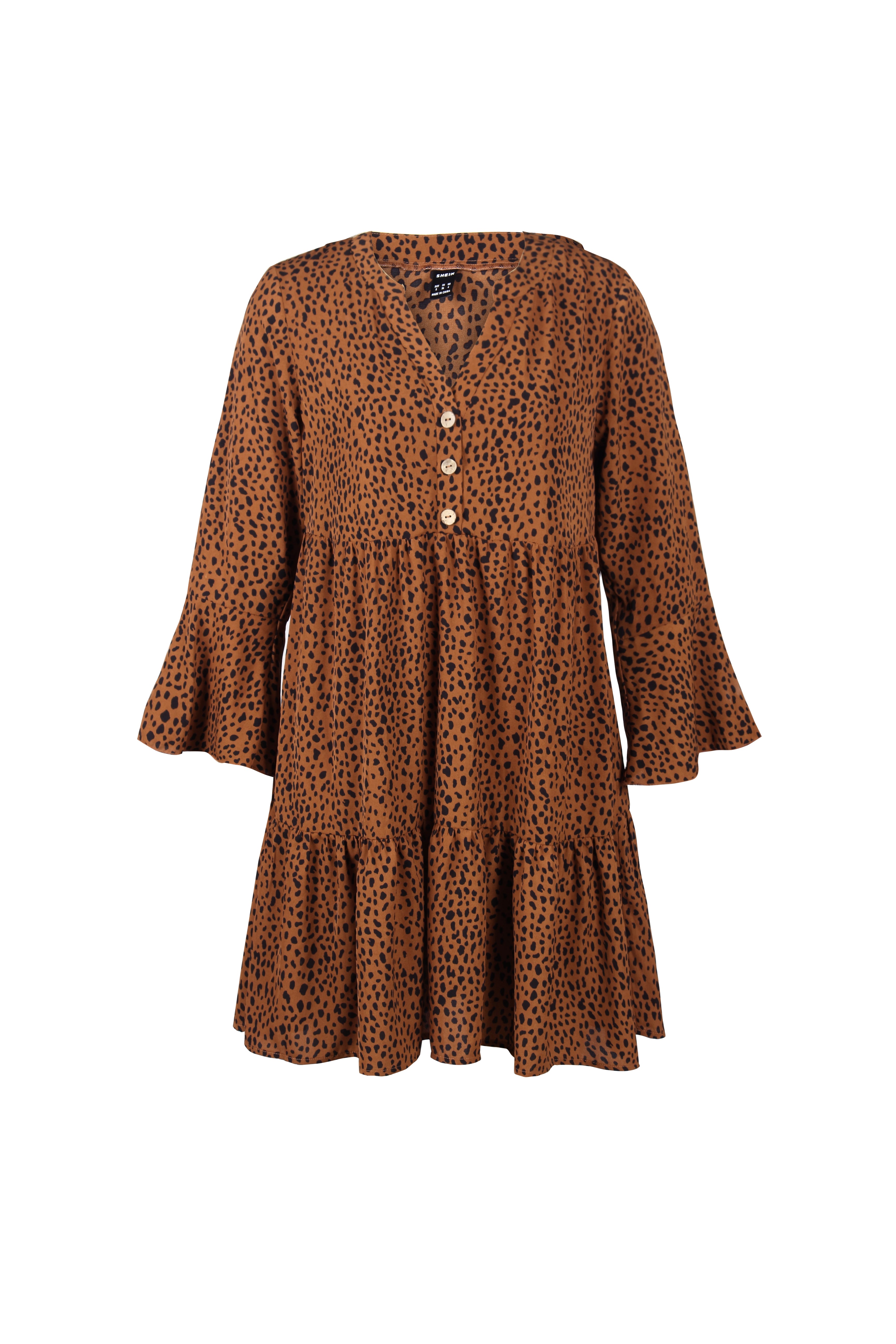 Alternative view of Commuter Dress Leopard Printing Sexy Skirt