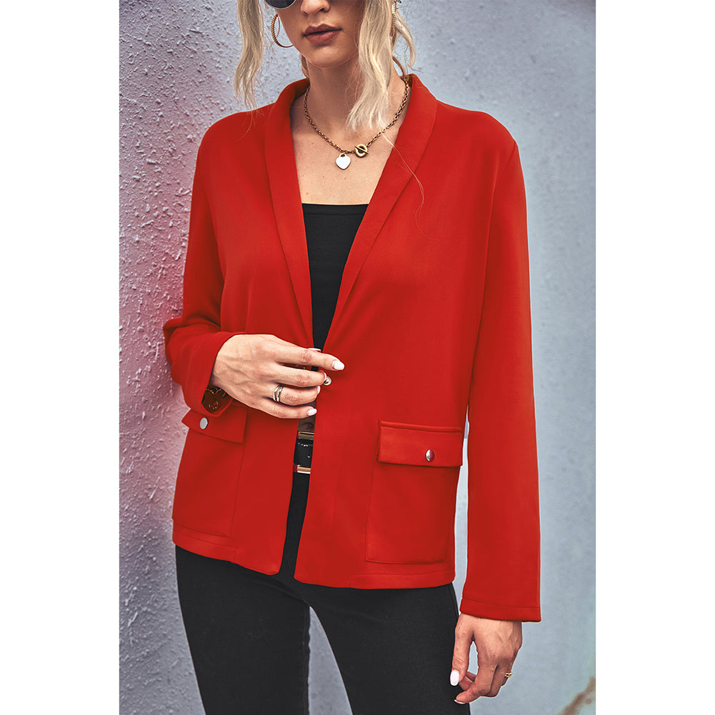 Hot Selling Temperament Square Pocket Blazer Sweaters - Image 4