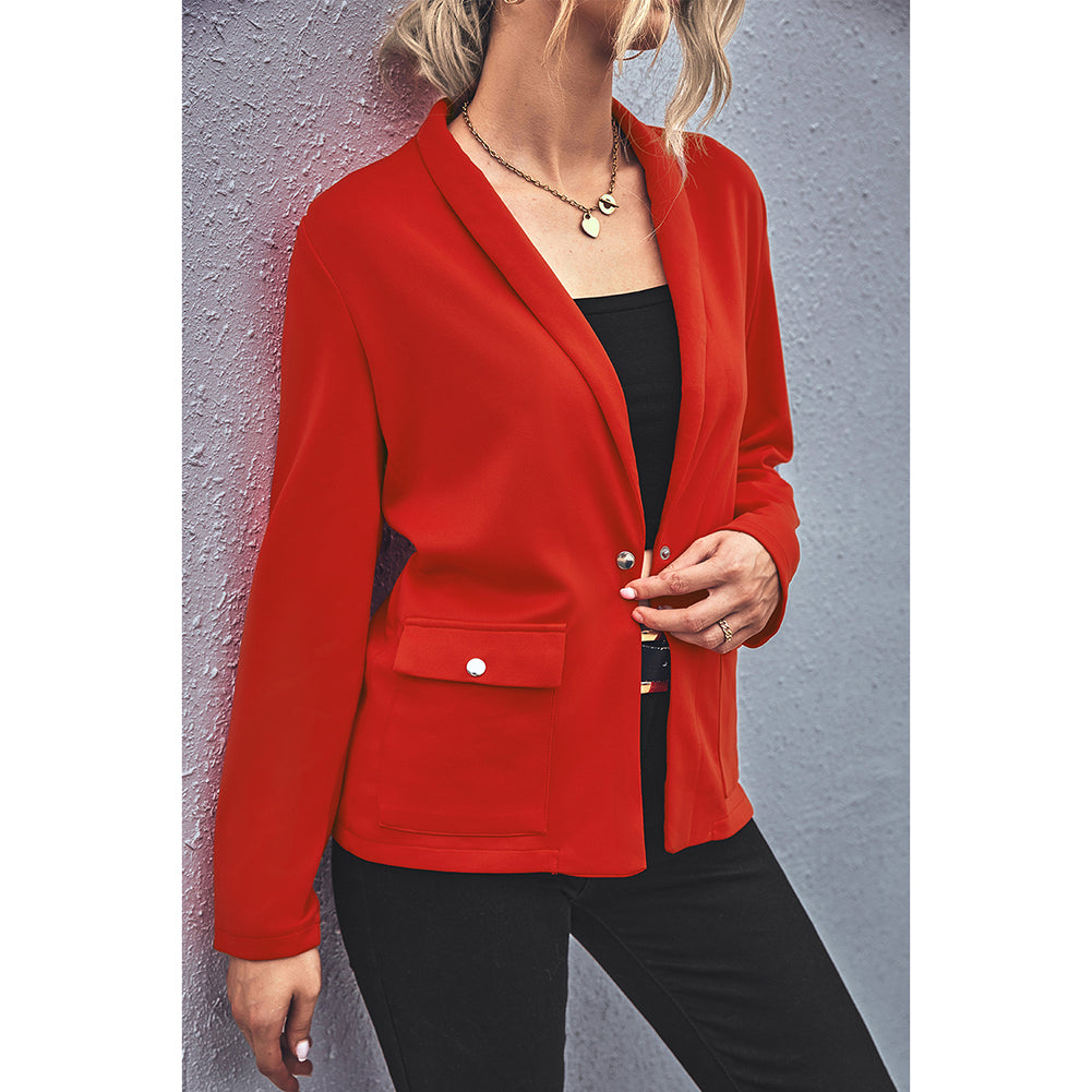 Hot Selling Temperament Square Pocket Blazer Sweaters