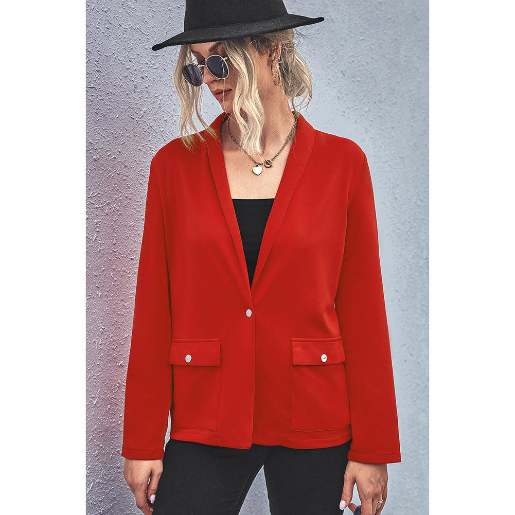 Hot Selling Temperament Square Pocket Blazer Sweaters - Image 3