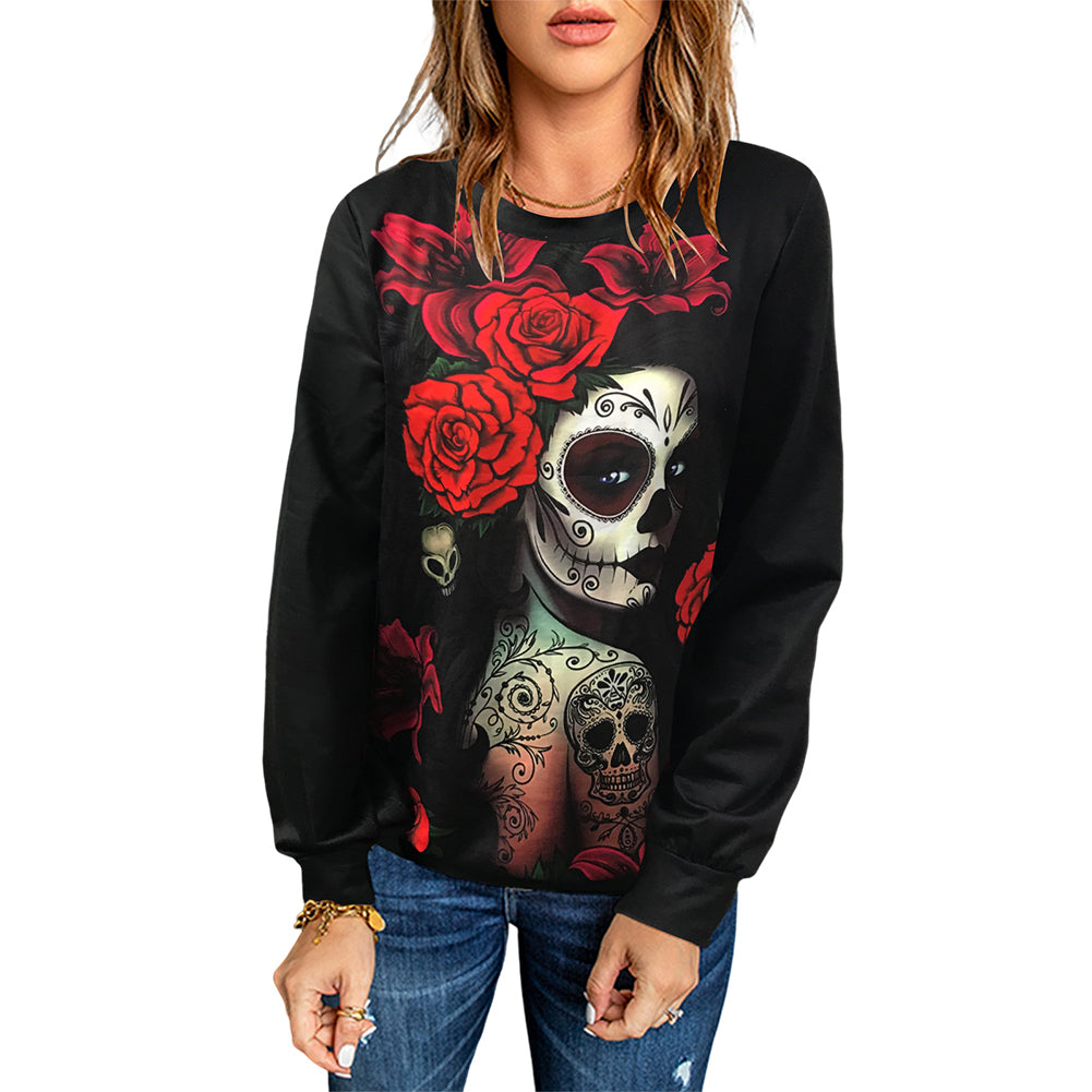 Alternative view of Halloween Slouchy Oversized Long-sleeve Sweatshirts