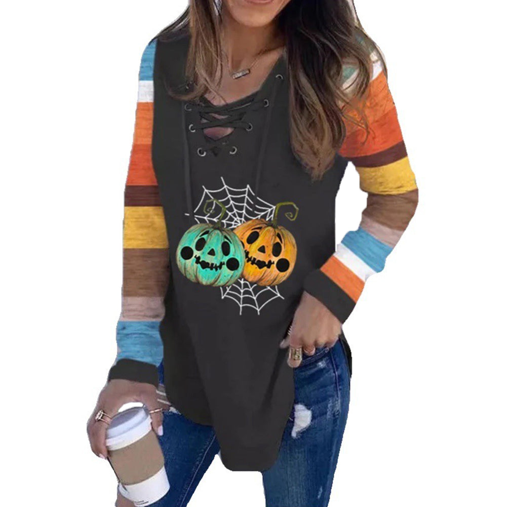 Alternative view of Halloween Casual Loose Long Sleeve T-shirt