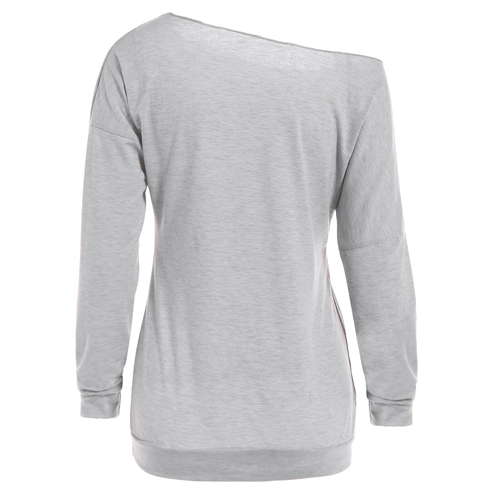 Halloween Pumpkin Print Long Sleeve Sweatshirts T-shirt Tops