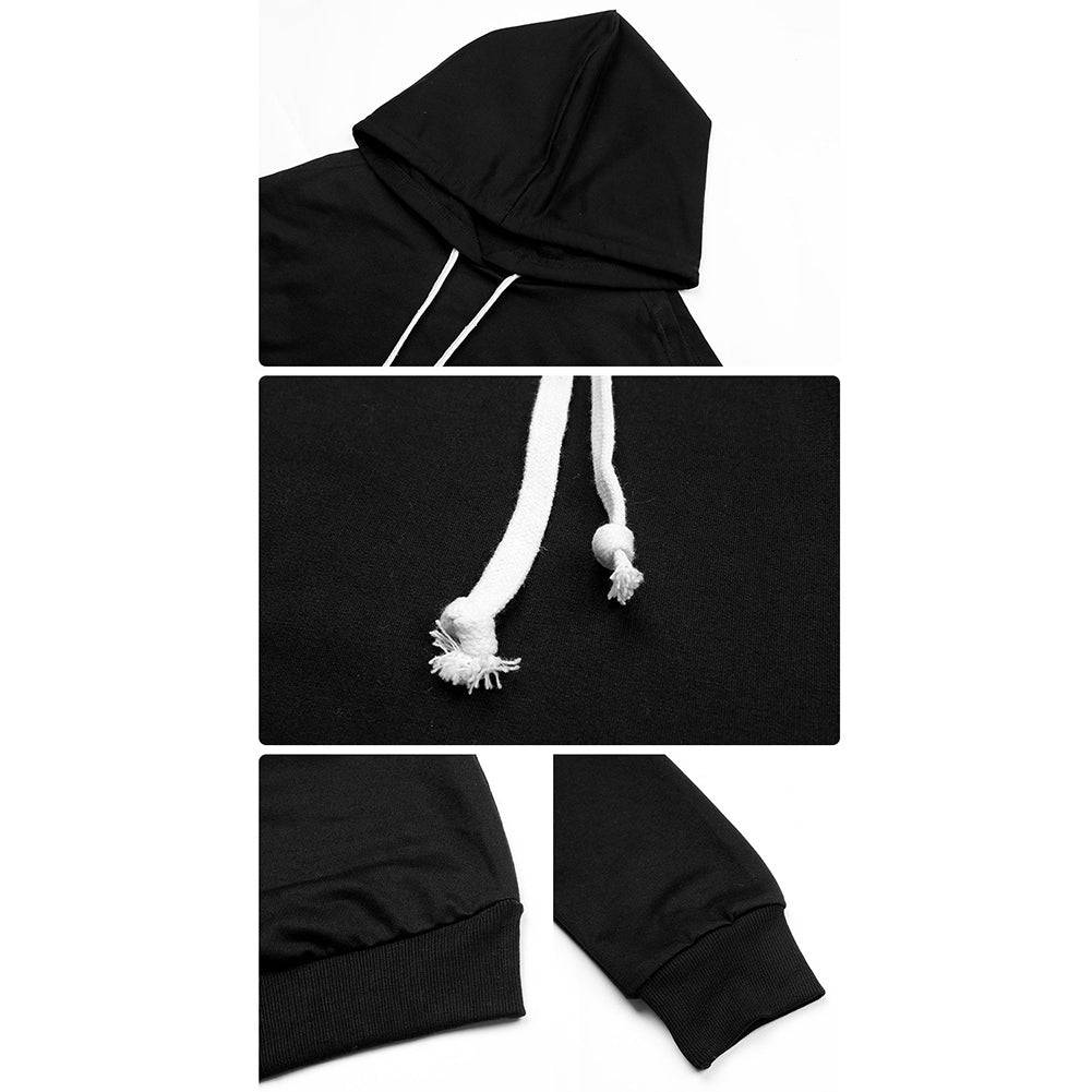 Women Hoodie Skirt Long Sleeves Hooded Sweaters Dress