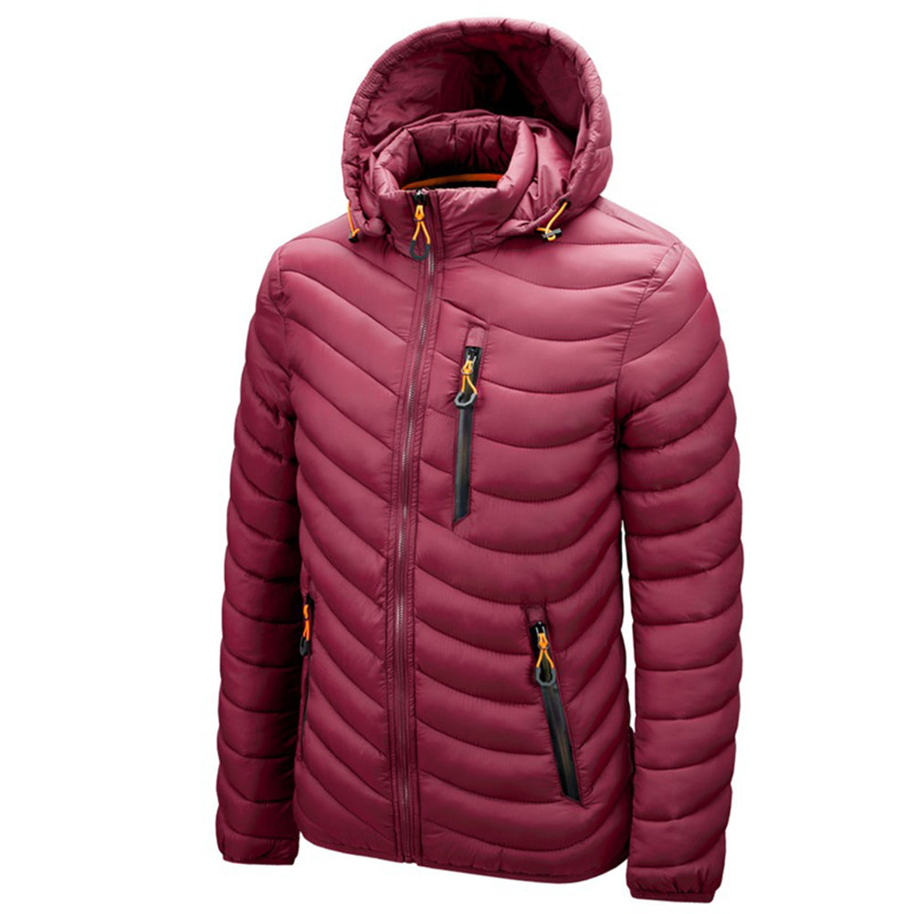 Lightweight Down Rib Padded Jacket Coats