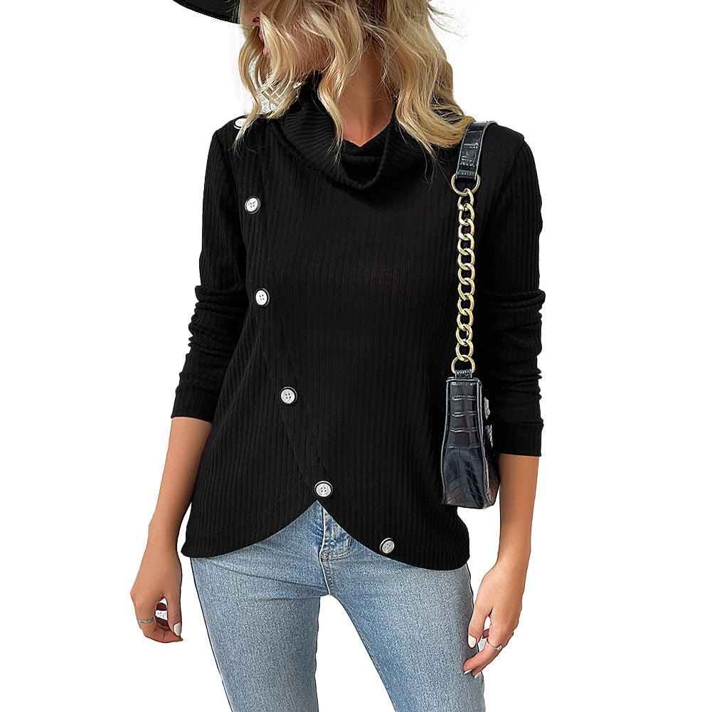 Alternative view of Casual Fashion Tops Long Sleeve Knitted Sweaters