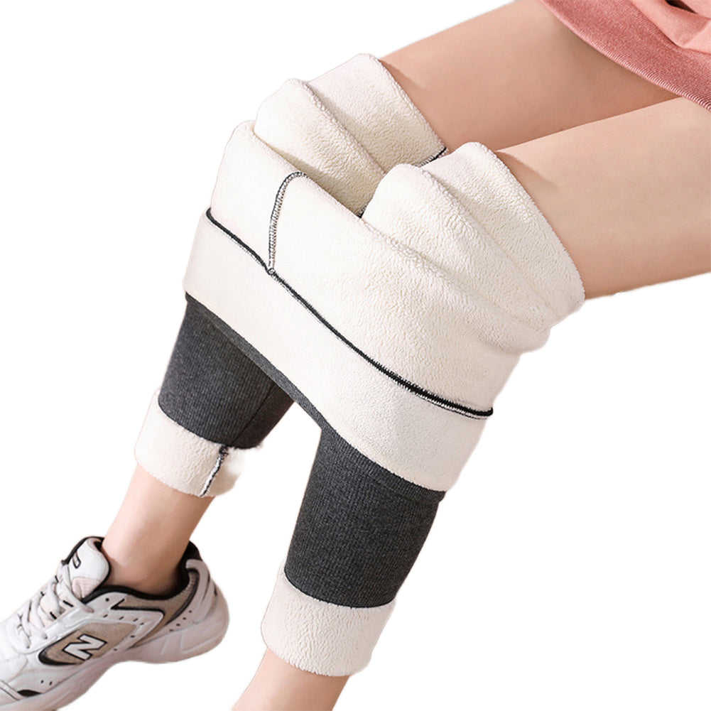 Women's Cotton Pants Stretch Outer High Waist Thin Pants