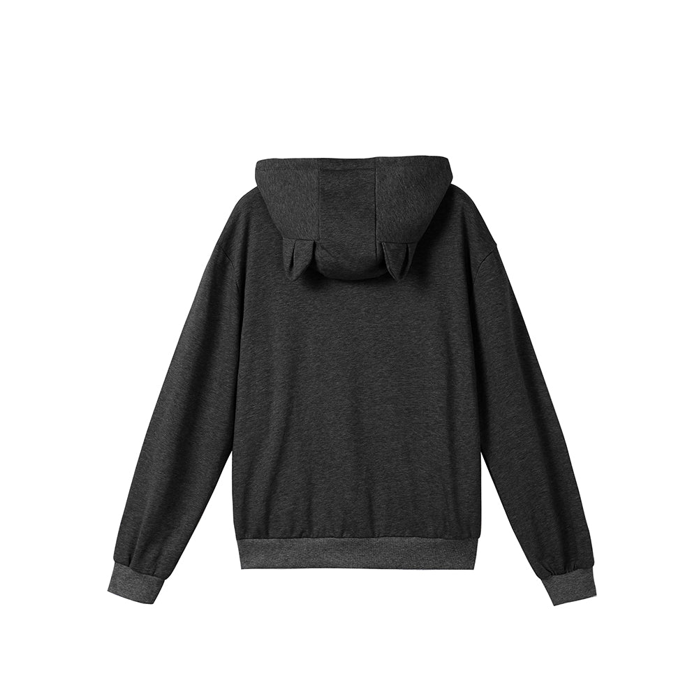 Alternative view of Cat And Dog Kangaroo Hoodie Sweatshirts