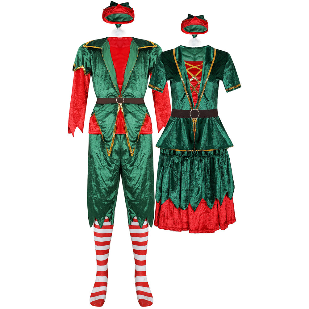 Couple Christmas Costumes Sets Cosplay