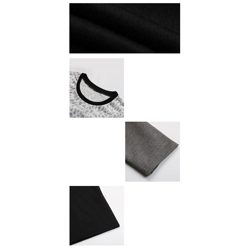 Women Wear Casual Long-sleeved Color Block Sweaters