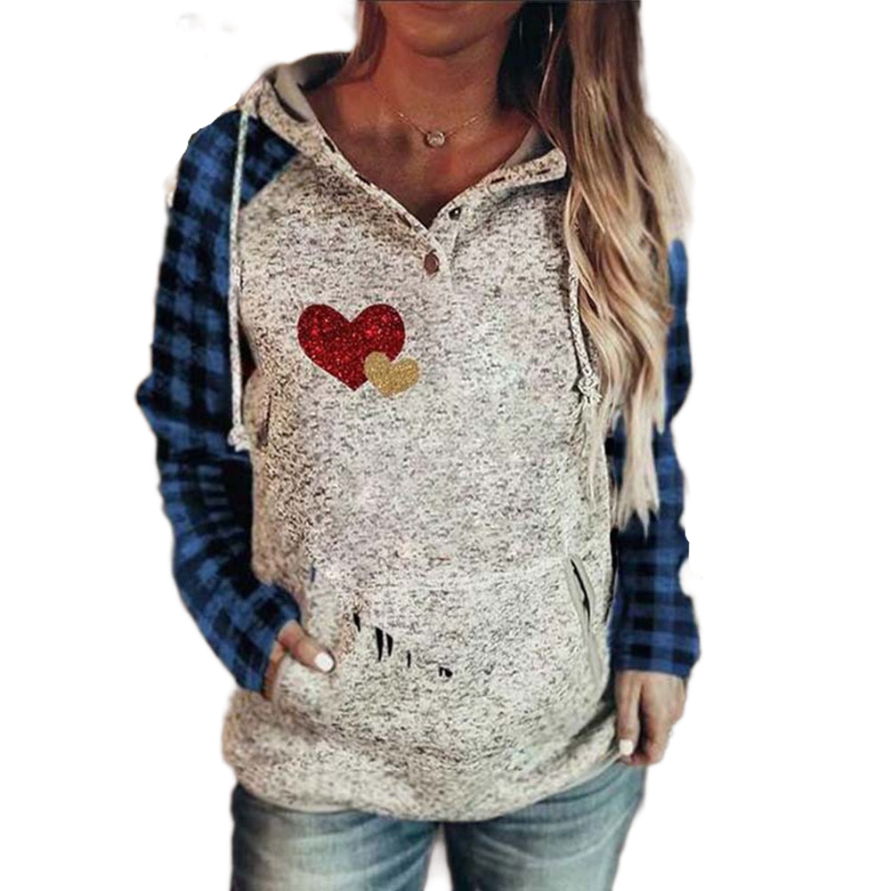 Alternative view of Trendy Street Casual Hooded Sweater Sweatshirts