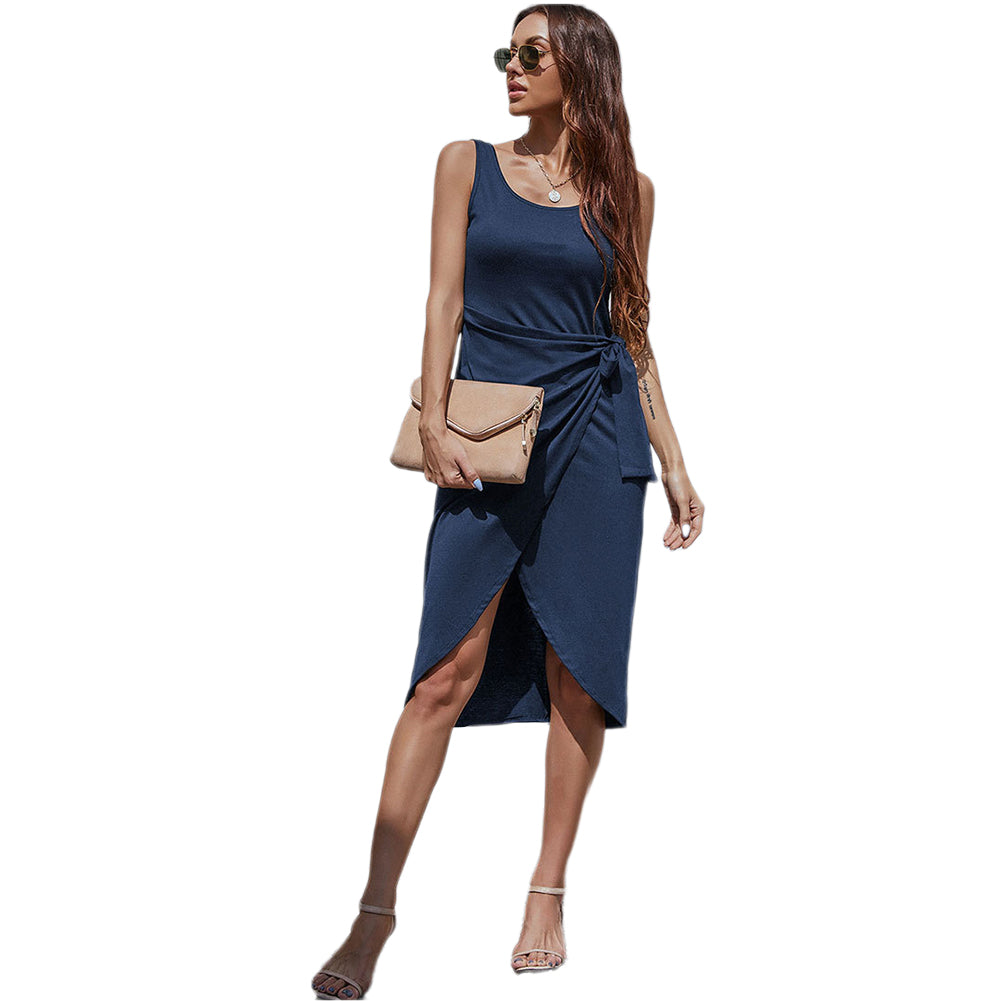 Alternative view of Suspenders Pleated T-shirt Dress
