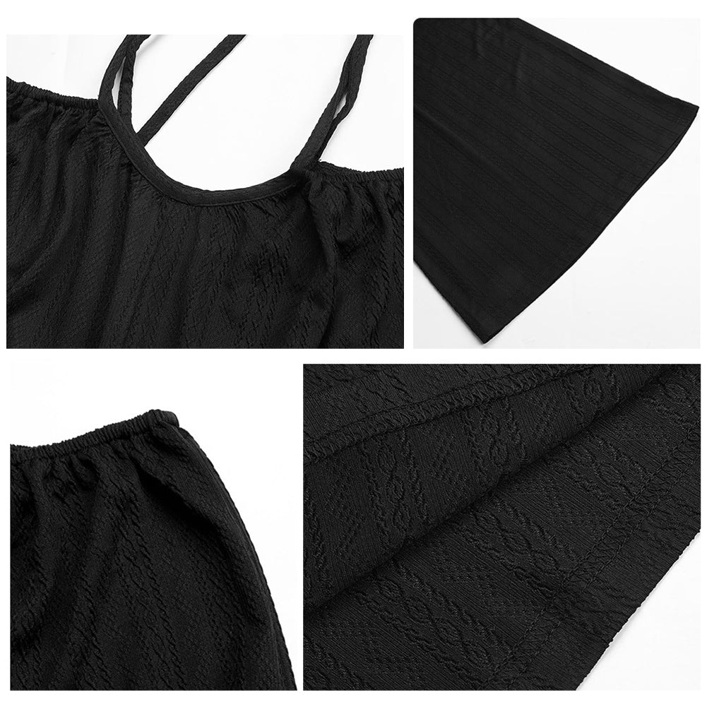 Alternative view of Women Pants Casual Suspenders Wide-leg Jumpsuit