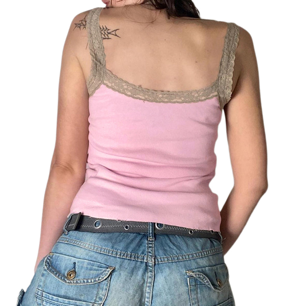 Sweet And Spicy Style Sexy Lace Lace Dragonfly Vest Tops