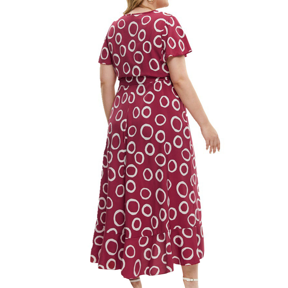 Alternative view of Women Summer New Print Short Sleeve Dress