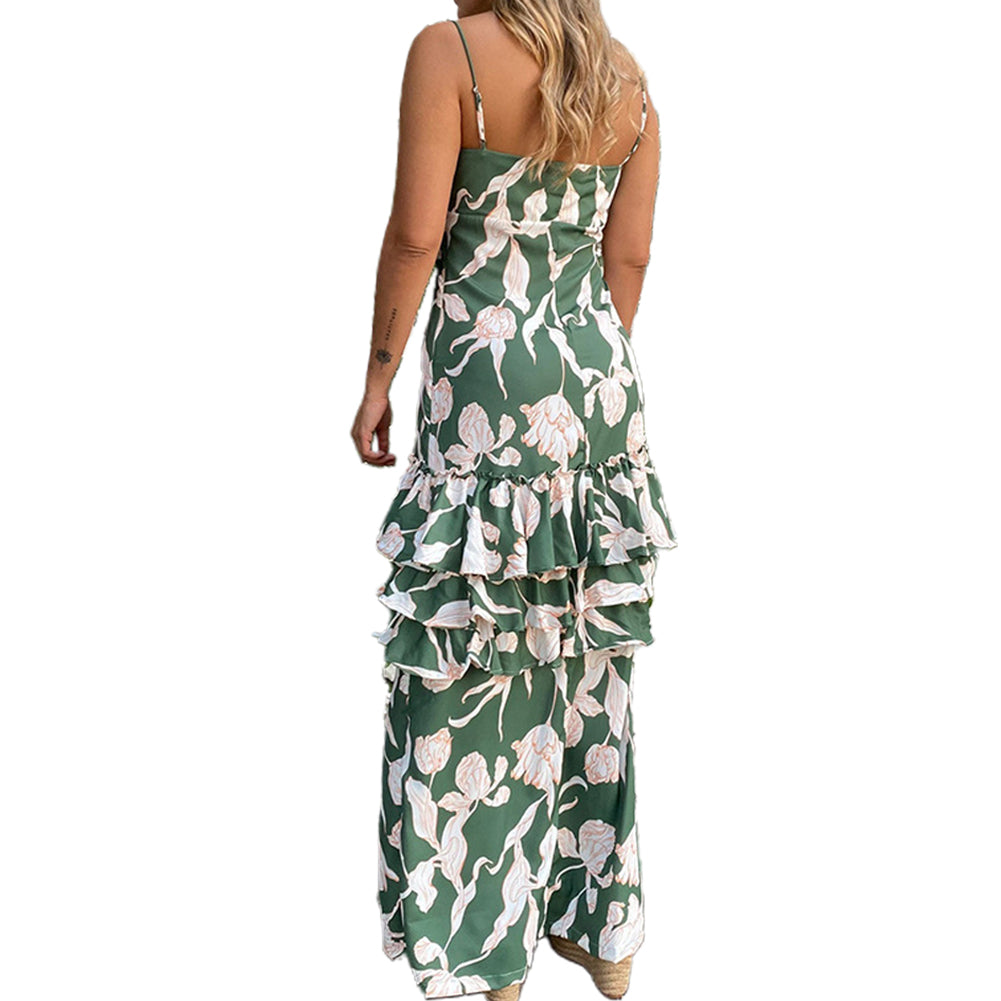 Alternative view of Women Spaghetti Straps Sweet Style Strap Dress