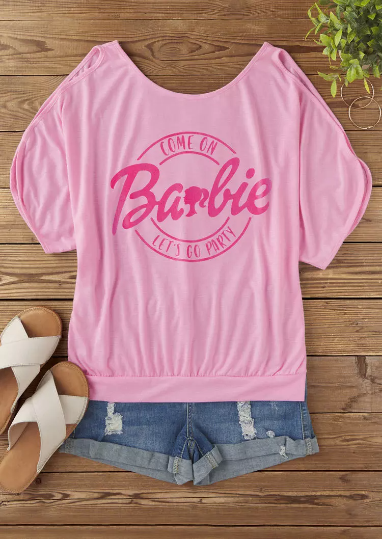 Alternative view of Come On Let's Go Party Cold Shoulder Blouse Tops